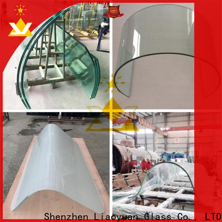 Liaoyuan Glass hot-sale curved glass panels prices factory bulk buy