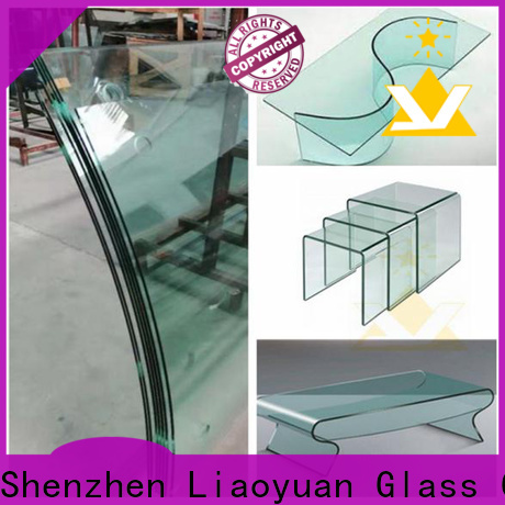 Liaoyuan Glass best price curving glass sheets bulks for promotion