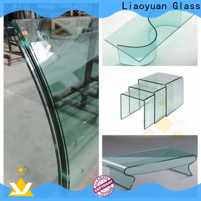 Liaoyuan Glass curved and bent glass factory direct supply for promotion
