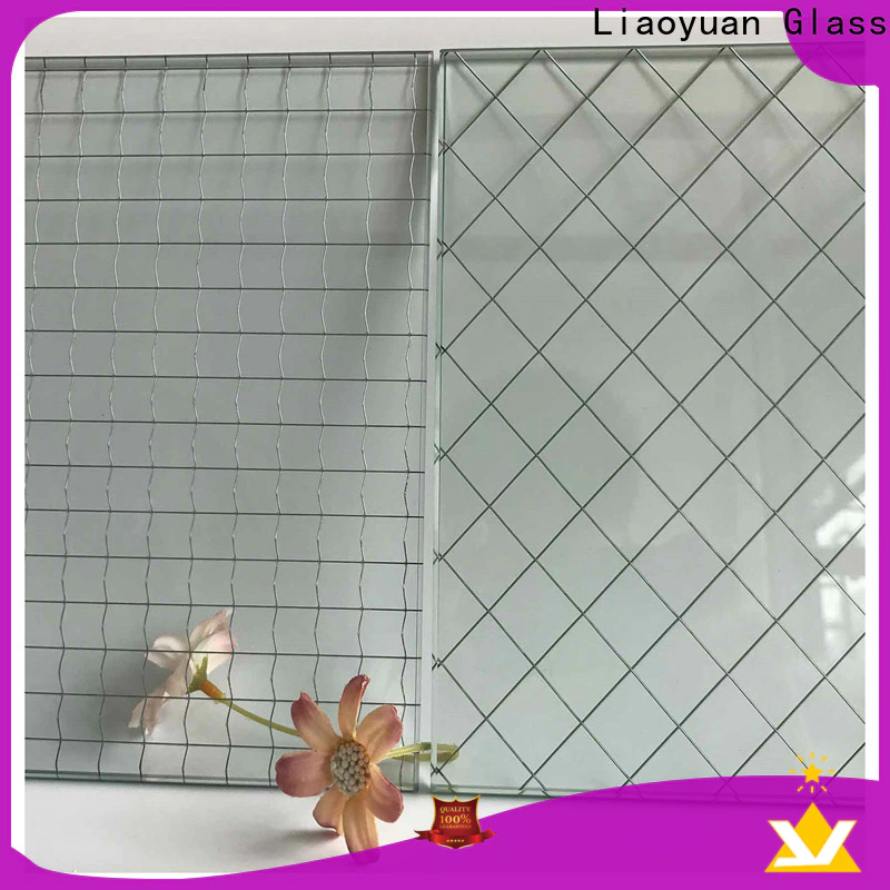 Liaoyuan Glass wholesale wire mesh laminated glass inquire now for promotion