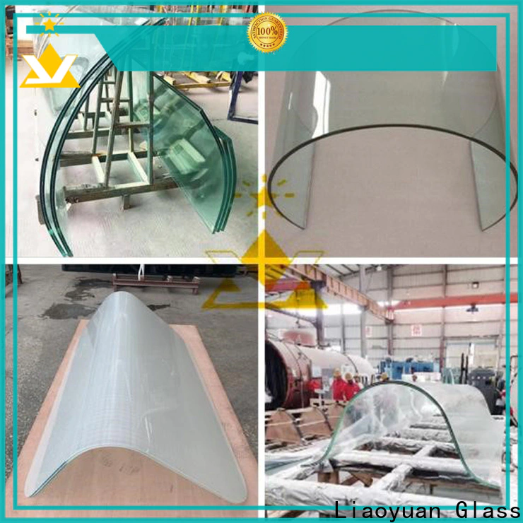 Liaoyuan Glass worldwide custom curved glass directly sale for promotion