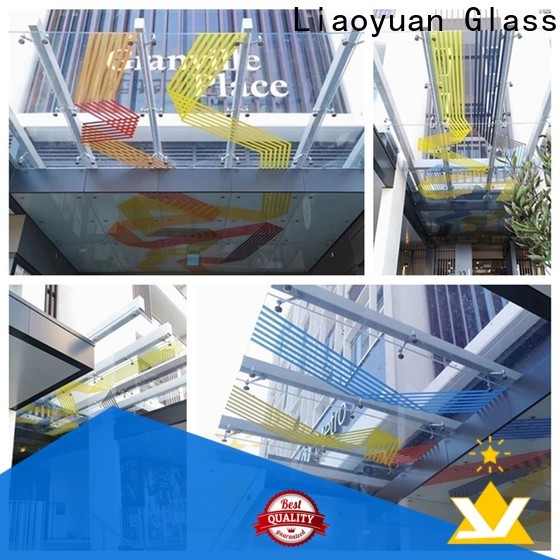 Liaoyuan Glass top digital glass printing designs bulks bulk production