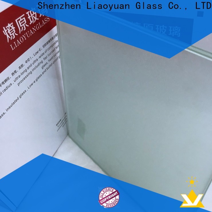Liaoyuan Glass sandblasted glass designs in bulk for promotion