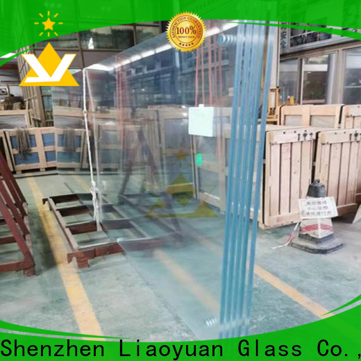 Liaoyuan Glass latest clear tempered glass bulk bulk production