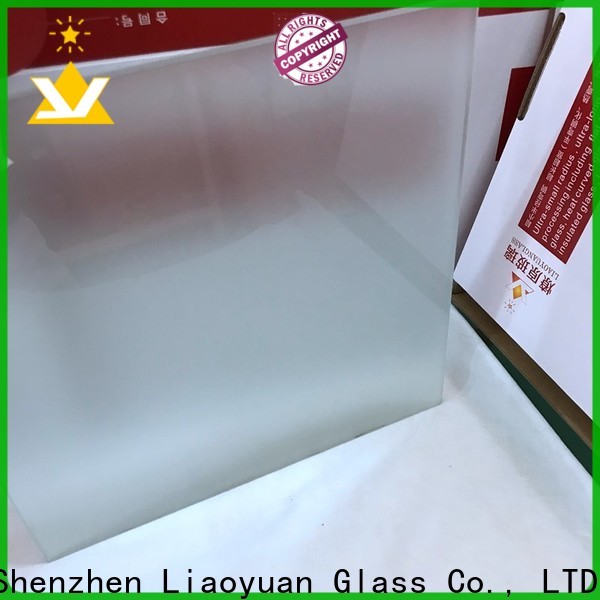 hot-sale acid etched toughened glass directly sale for promotion