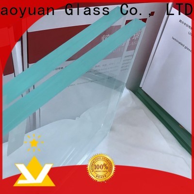Liaoyuan Glass security laminated glass supply with high cost performance