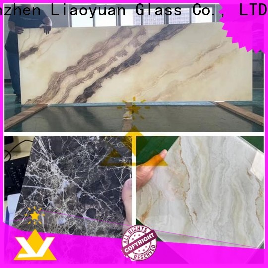 Liaoyuan Glass digital printed glass designs best supplier bulk buy