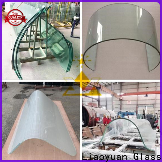Liaoyuan Glass curved safety glass directly sale bulk production
