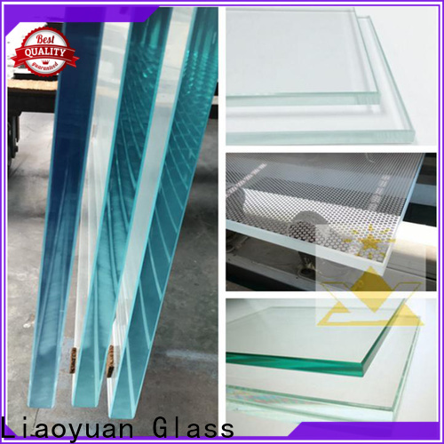 Liaoyuan Glass hot-sale heat toughened glass supply with high cost performance