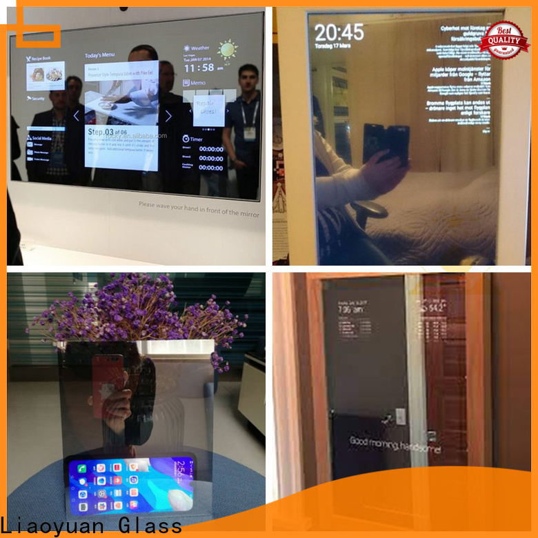 Liaoyuan Glass smart mirror two way mirror manufacturing for sale