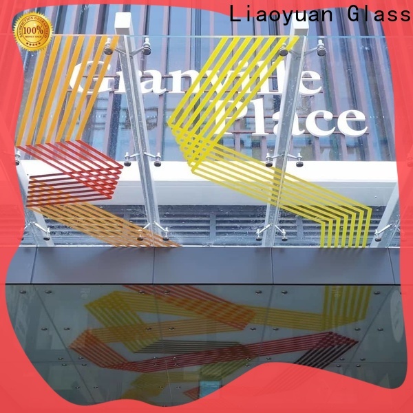 Liaoyuan Glass ceramic printed glass wholesale distributors bulk buy