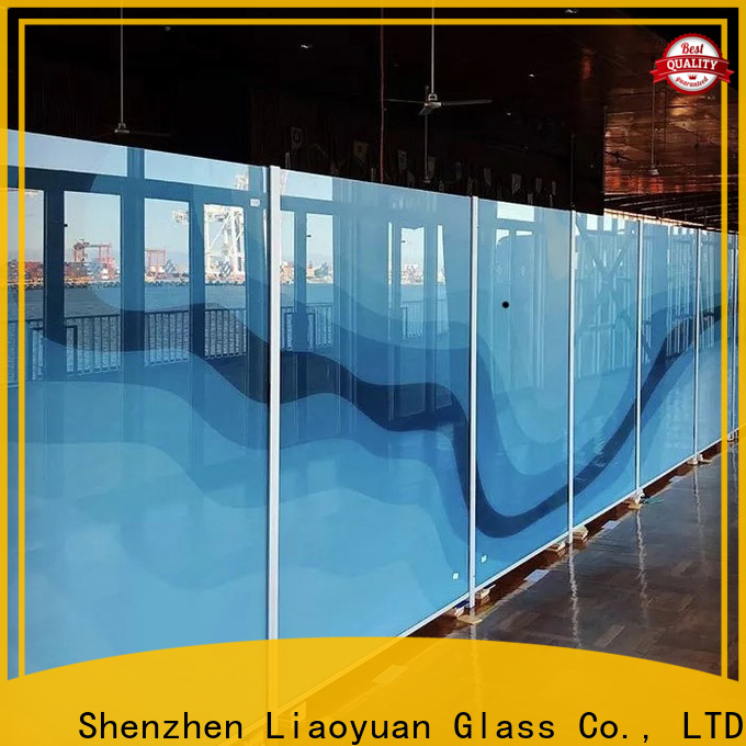 Liaoyuan Glass modern digital glass printing design in bulk bulk production