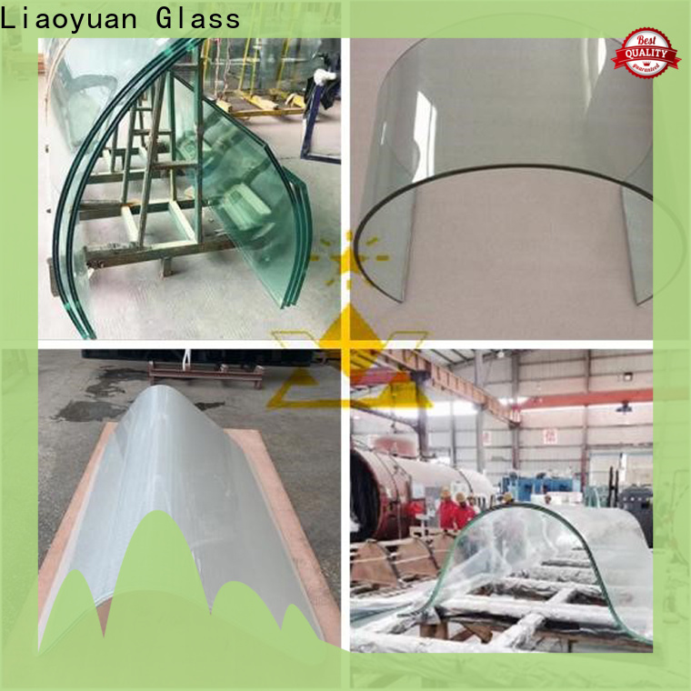 Liaoyuan Glass popular curved laminated glass with good price bulk production