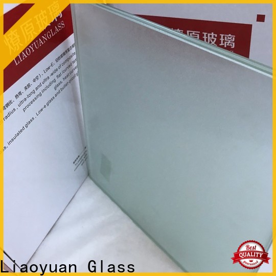 Liaoyuan Glass high quality sandblasted glass designs factory for promotion
