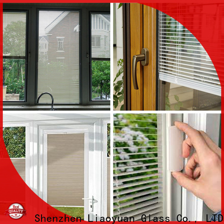 Liaoyuan Glass Insulating Glass with Integral Blinds factory price for promotion