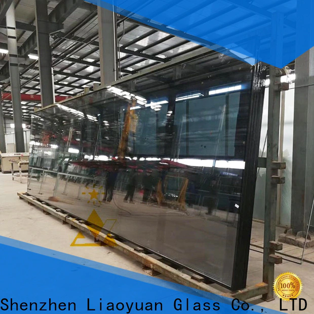 Liaoyuan Glass laminated insulated glass units company bulk production
