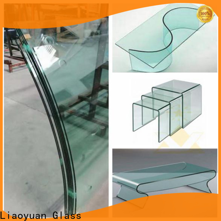 Liaoyuan Glass bend glass manufacturer company for promotion