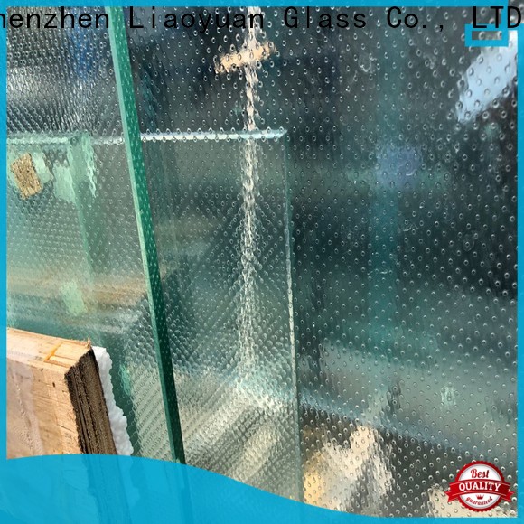 Liaoyuan Glass acid etched toughened glass factory direct supply for sale