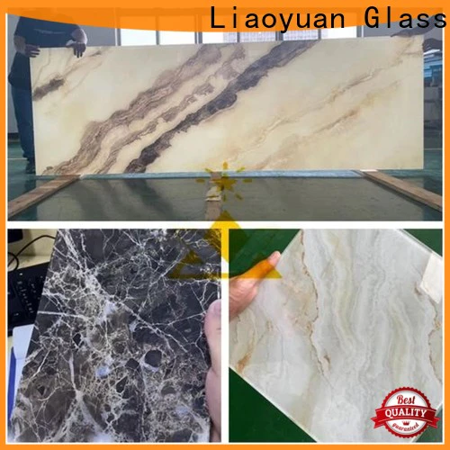 Liaoyuan Glass hot-sale digital printing on toughened glass best manufacturer with high cost performance