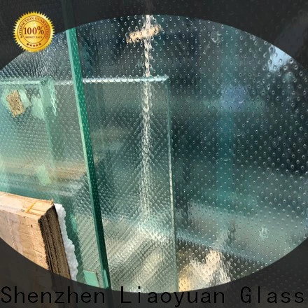 Liaoyuan Glass clear acid etched glass manufacturer bulk buy
