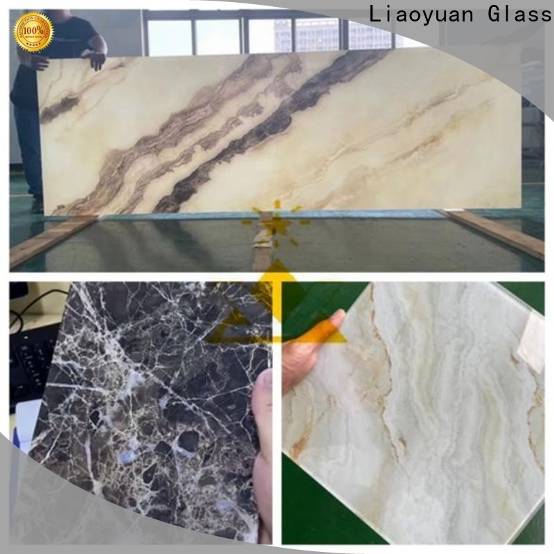 Liaoyuan Glass professional printed glass manufacturer bulk buy