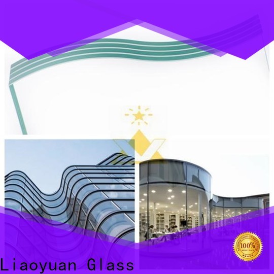 Liaoyuan Glass high quality toughened curved glass suppliers from China bulk production