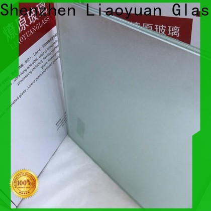 Liaoyuan Glass custom sandblasted glass wholesale distributors for promotion