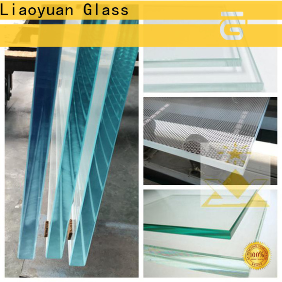 Liaoyuan Glass tempered glass heat resistance bulk for promotion