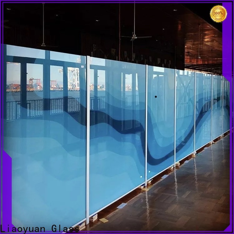 Liaoyuan Glass hot selling digital printing glass bulk for sale