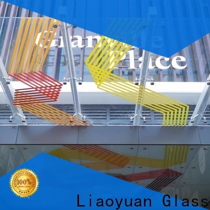 Liaoyuan Glass ceramic printed glass distributor for promotion