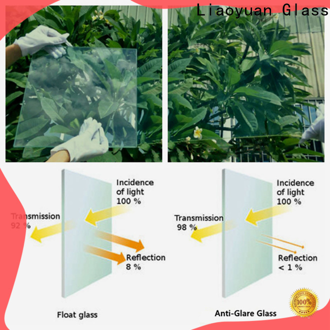 Liaoyuan Glass non glare glasses from China for promotion