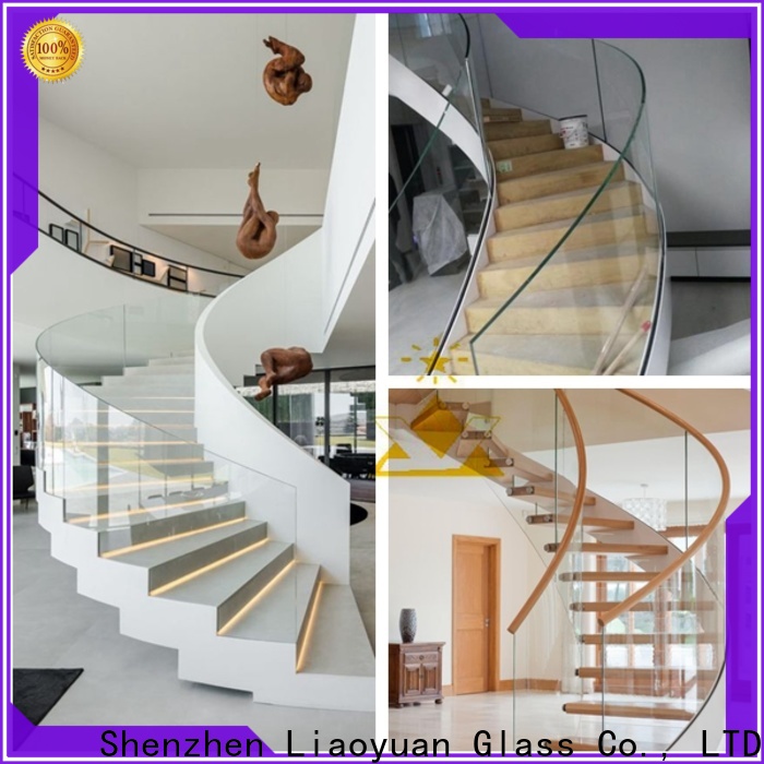 Liaoyuan Glass bent glass design manufacturer for promotion