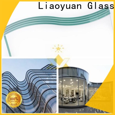 Liaoyuan Glass oem curved channel glass in bulk for sale