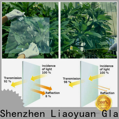 Liaoyuan Glass anti reflective glasses price wholesale with high cost performance
