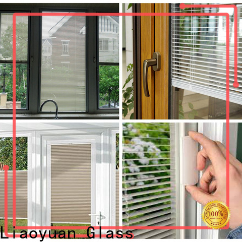 Liaoyuan Glass factory price Insulating Glass with Integral Blinds manufacturing with high cost performance