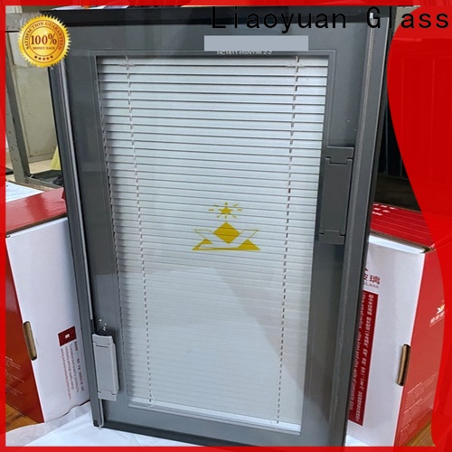 Liaoyuan Glass Insulating Glass with Integral Blinds with good price for promotion