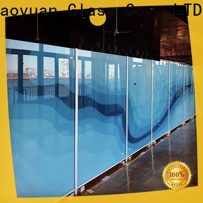 Liaoyuan Glass ceramic printed glass design for sale
