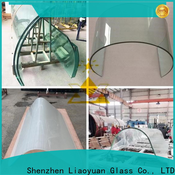 Liaoyuan Glass curved glass for windows directly sale for sale