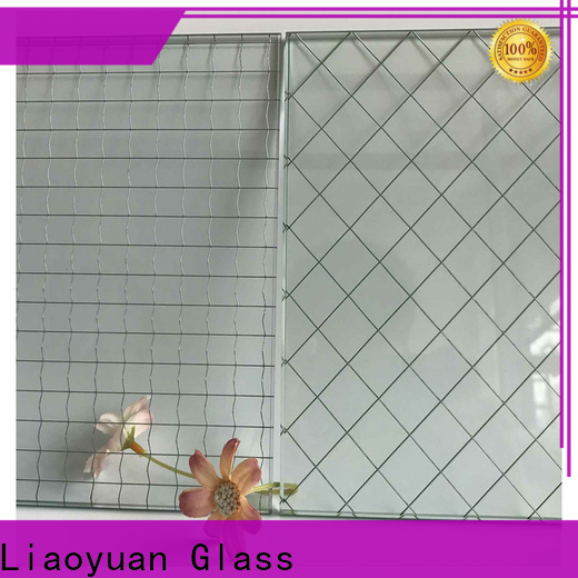 Liaoyuan Glass factory price wire glass window suppliers bulk buy
