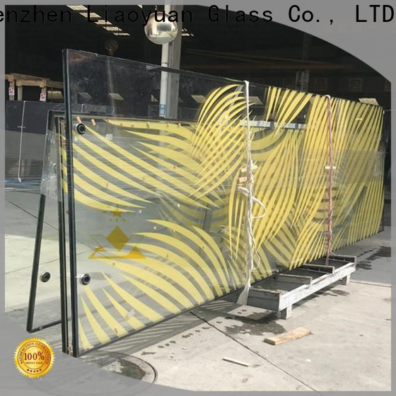 Liaoyuan Glass screen printed glass design bulk production