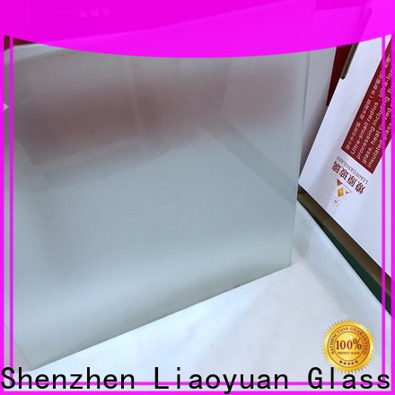 Liaoyuan Glass top selling clear acid etched glass wholesale distributors bulk buy