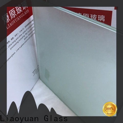 Liaoyuan Glass hot-sale sandblasting glass wholesale distributors bulk buy