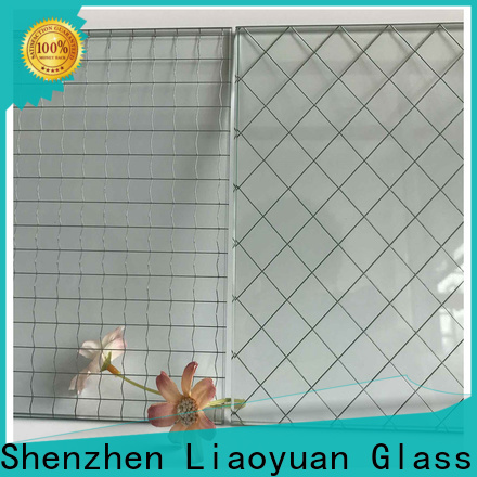 Liaoyuan Glass glass with wire in it wholesale distributors bulk production