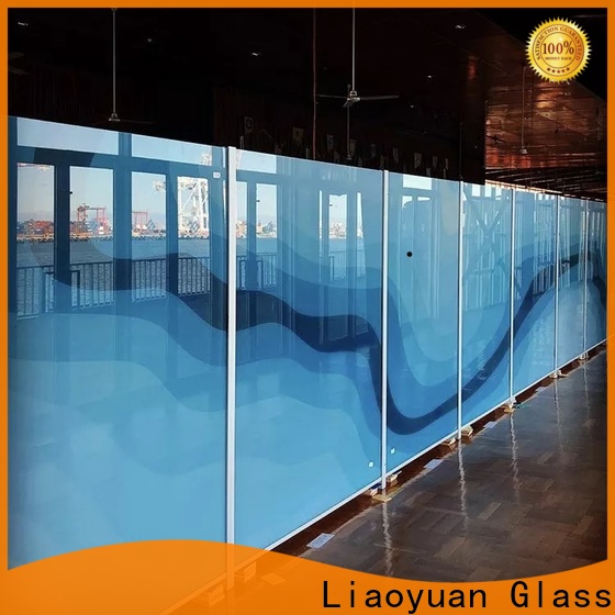 Liaoyuan Glass digital printing glass directly sale for sale