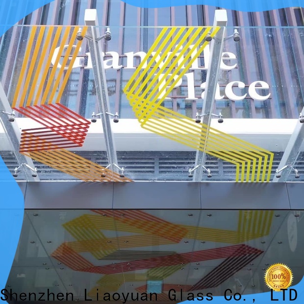 Liaoyuan Glass cheap ceramic printing on glass from China bulk production