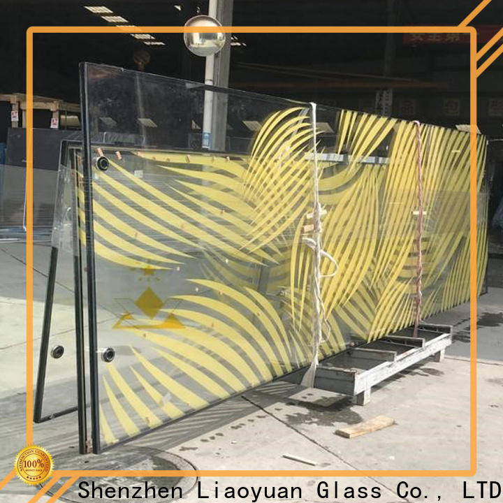 Liaoyuan Glass best value custom screen printing on glass wholesale bulk buy
