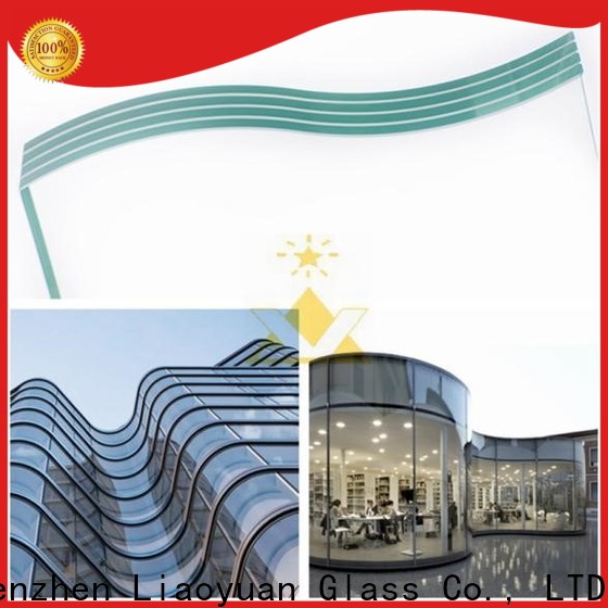 Liaoyuan Glass factory price curvedglass company bulk production
