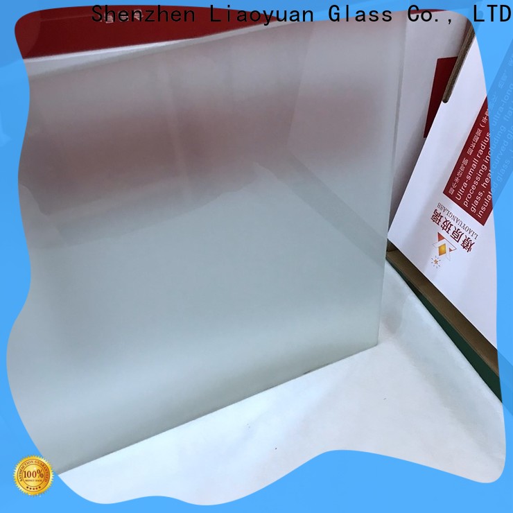Liaoyuan Glass latest acid etching glass bulk with high cost performance