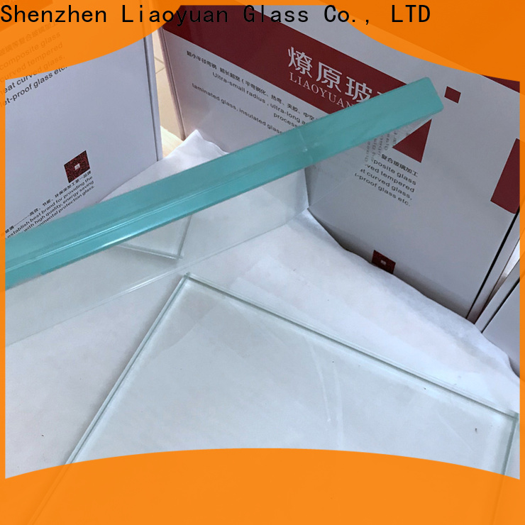 Liaoyuan Glass laminated clear glass company for sale