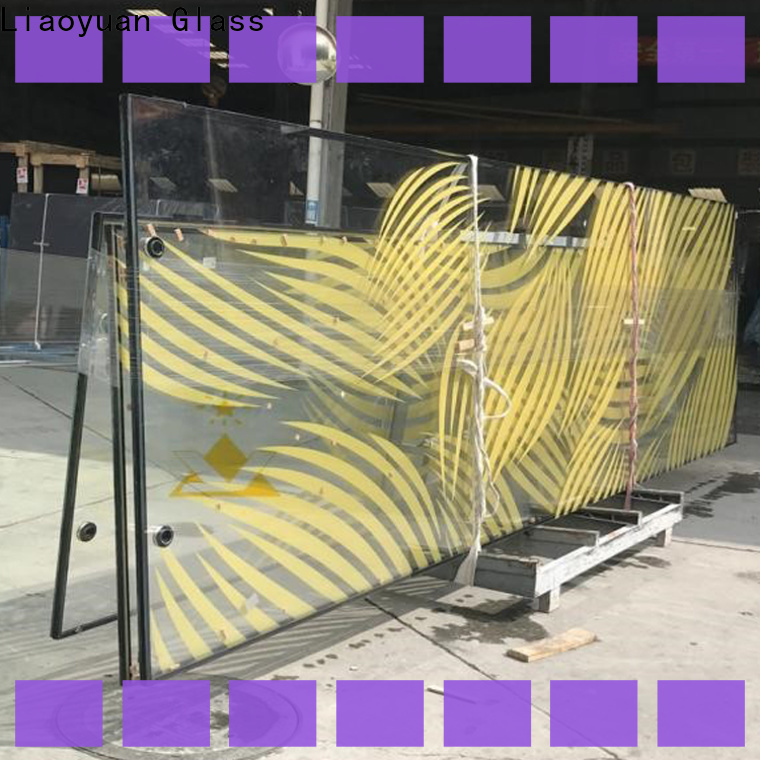 Liaoyuan Glass oem screen printing glass factory direct supply for sale